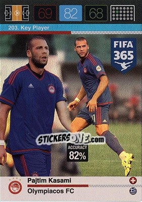 Sticker Pajtim Kasami - FIFA 365: 2015-2016. Adrenalyn XL - Nordic edition n. 203 - Panini