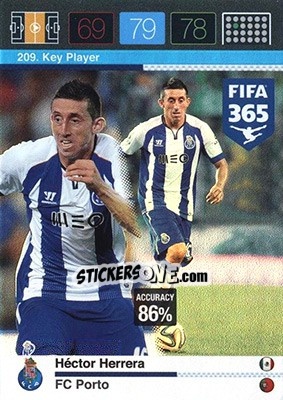 Sticker Héctor Herrera - FIFA 365: 2015-2016. Adrenalyn XL - Nordic edition - Panini