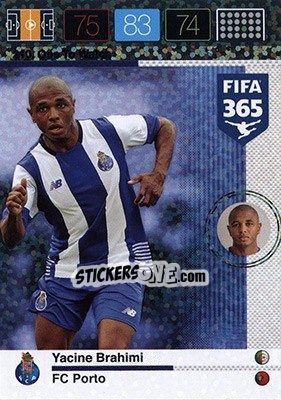 Cromo Yacine Brahimi - FIFA 365: 2015-2016. Adrenalyn XL - Nordic edition - Panini