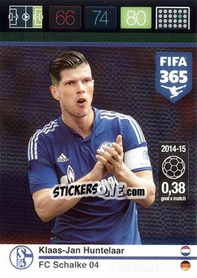 Sticker Klaas-Jan Huntelaar - FIFA 365: 2015-2016. Adrenalyn XL - Nordic edition - Panini