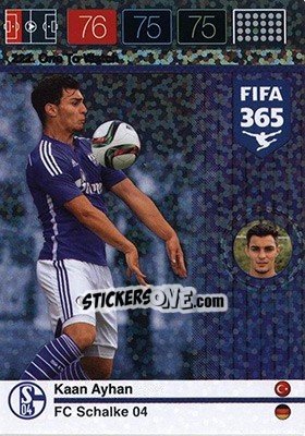 Sticker Kaan Ayhan - FIFA 365: 2015-2016. Adrenalyn XL - Nordic edition n. 222 - Panini