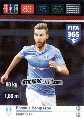 Cromo Rasmus Bengtsson - FIFA 365: 2015-2016. Adrenalyn XL - Nordic edition - Panini