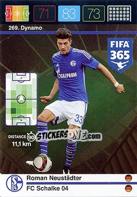 Sticker Roman Neustädter - FIFA 365: 2015-2016. Adrenalyn XL - Nordic edition n. 269 - Panini