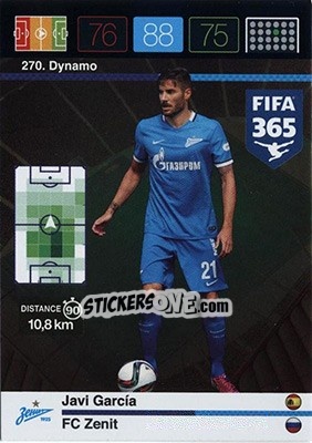 Cromo Javi García - FIFA 365: 2015-2016. Adrenalyn XL - Nordic edition - Panini