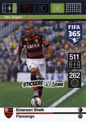 Cromo Emerson Sheik - FIFA 365: 2015-2016. Adrenalyn XL - Nordic edition n. 284 - Panini