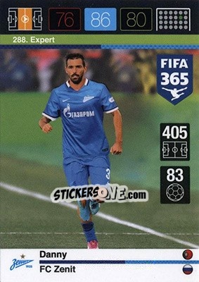 Sticker Danny - FIFA 365: 2015-2016. Adrenalyn XL - Nordic edition - Panini