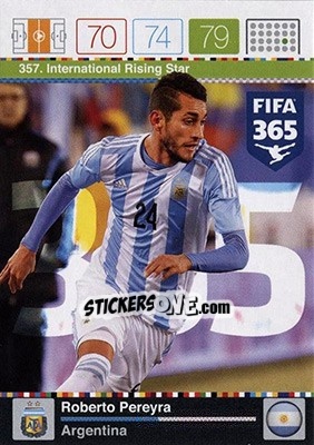 Sticker Roberto Pereyra - FIFA 365: 2015-2016. Adrenalyn XL - Nordic edition - Panini