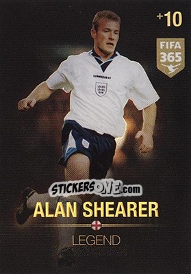 Sticker Alan Shearer - FIFA 365: 2015-2016. Adrenalyn XL - Nordic edition - Panini