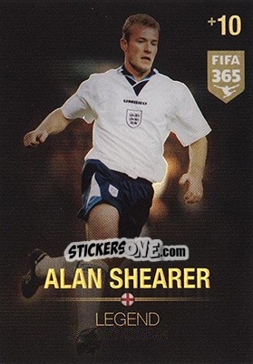 Cromo Alan Shearer - FIFA 365: 2015-2016. Adrenalyn XL - Nordic edition - Panini