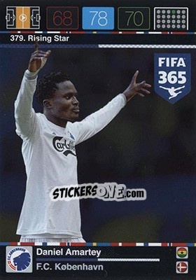 Sticker Daniel Amartey - FIFA 365: 2015-2016. Adrenalyn XL - Nordic edition n. 379 - Panini