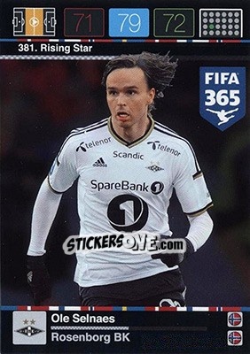 Sticker Ole Selnaes - FIFA 365: 2015-2016. Adrenalyn XL - Nordic edition - Panini