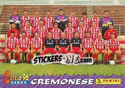 Sticker Cremonese Team - Calcio Cards 1995-1996 - Panini
