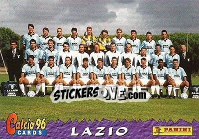 Figurina Lazio Team - Calcio Cards 1995-1996 - Panini