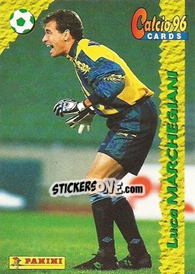 Sticker Luca Marchegiani - Calcio Cards 1995-1996 n. 31 - Panini