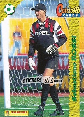 Figurina Sebastiano Rossi - Calcio Cards 1995-1996 - Panini