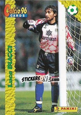 Sticker Luca Bucci - Calcio Cards 1995-1996 n. 34 - Panini