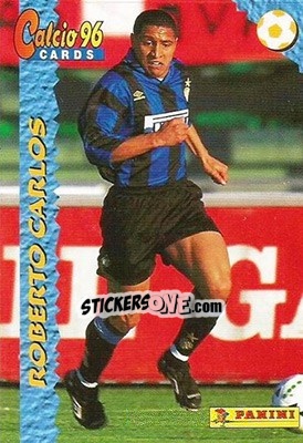 Sticker Roberto Carlos - Calcio Cards 1995-1996 n. 42 - Panini