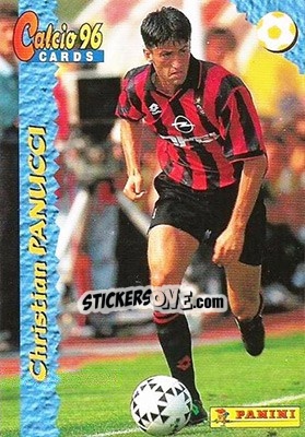 Sticker Christian Panucci - Calcio Cards 1995-1996 n. 51 - Panini