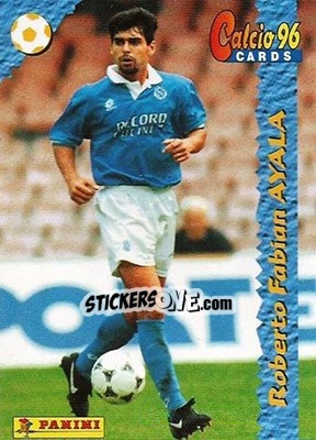 Sticker Roberto Ayala - Calcio Cards 1995-1996 n. 52 - Panini
