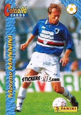Sticker Moreno Mannini - Calcio Cards 1995-1996 n. 61 - Panini