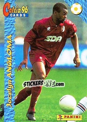 Sticker Jocelyn Angloma - Calcio Cards 1995-1996 n. 62 - Panini