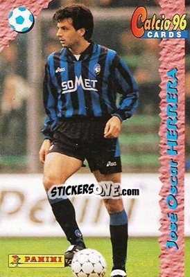 Sticker Jose Oscar Herrera - Calcio Cards 1995-1996 n. 64 - Panini