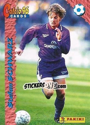 Sticker Stefan Schwarz - Calcio Cards 1995-1996 n. 68 - Panini