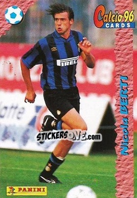 Sticker Nicola Berti - Calcio Cards 1995-1996 n. 69 - Panini