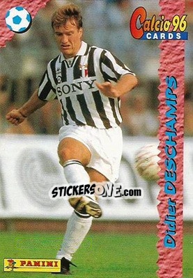 Sticker Didier Deschamps - Calcio Cards 1995-1996 n. 72 - Panini