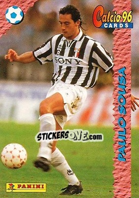 Sticker Paulo Sousa - Calcio Cards 1995-1996 n. 74 - Panini