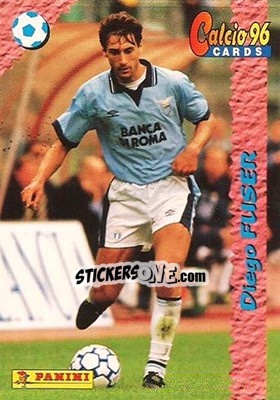 Sticker Diego Fuser - Calcio Cards 1995-1996 n. 76 - Panini