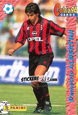 Sticker Demetrio Albertini - Calcio Cards 1995-1996 n. 78 - Panini