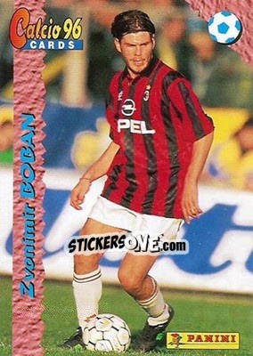 Sticker Zvonimir Boban - Calcio Cards 1995-1996 n. 79 - Panini