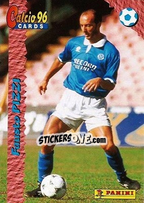 Figurina Fausto Pizzi - Calcio Cards 1995-1996 - Panini