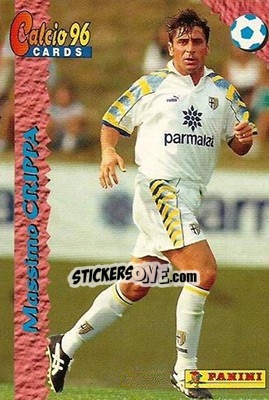 Sticker Massimo Crippa - Calcio Cards 1995-1996 n. 84 - Panini