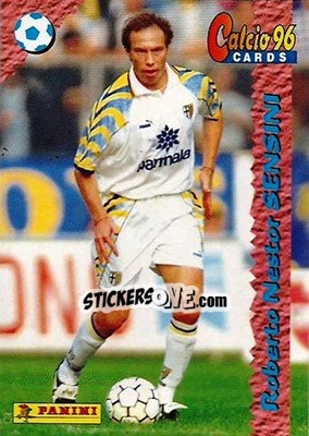 Sticker Roberto Nestor Sensini - Calcio Cards 1995-1996 n. 85 - Panini