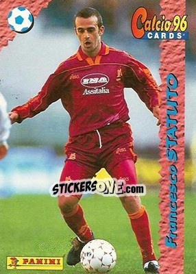 Sticker Francesco Statuto - Calcio Cards 1995-1996 n. 86 - Panini
