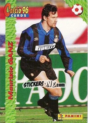 Sticker Maurizio Ganz - Calcio Cards 1995-1996 n. 95 - Panini