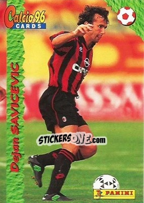 Sticker Dejan Savicevic - Calcio Cards 1995-1996 n. 103 - Panini