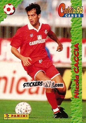 Sticker Nicola Caccia - Calcio Cards 1995-1996 n. 109 - Panini