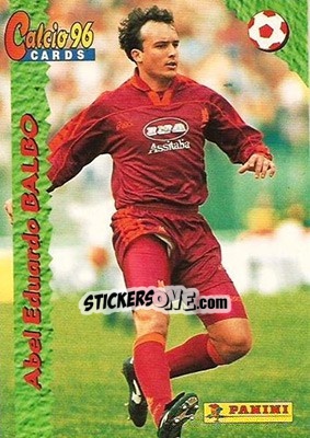 Sticker Abel Balbo - Calcio Cards 1995-1996 n. 110 - Panini