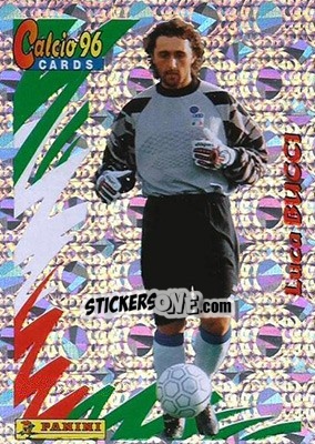 Sticker Luca Bucci - Calcio Cards 1995-1996 n. 116 - Panini