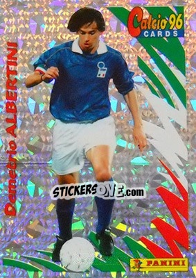 Sticker Demetrio Albertini - Calcio Cards 1995-1996 n. 123 - Panini