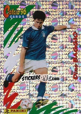 Sticker Dino Baggio - Calcio Cards 1995-1996 n. 124 - Panini