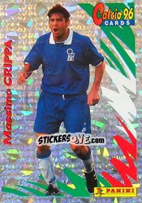 Sticker Massimo Crippa - Calcio Cards 1995-1996 n. 125 - Panini