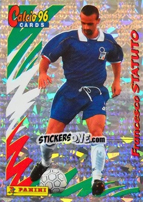 Sticker Francesco Statuto - Calcio Cards 1995-1996 n. 128 - Panini