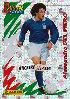 Sticker Alessandro Del Piero - Calcio Cards 1995-1996 n. 131 - Panini