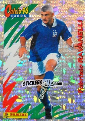 Sticker Fabrizio Ravanelli - Calcio Cards 1995-1996 n. 132 - Panini