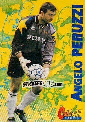 Sticker Angelo Peruzzi - Calcio Cards 1996-1997 n. 10 - Panini