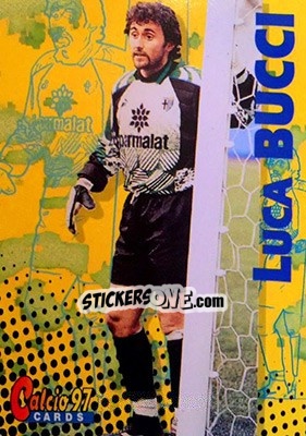Figurina Luca Bucci - Calcio Cards 1996-1997 - Panini